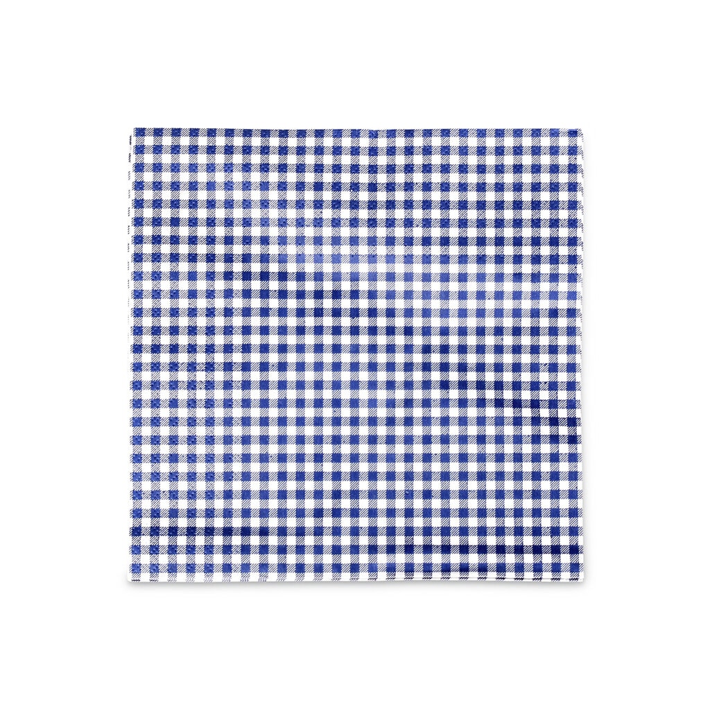 Paper Napkin Checkered Blue