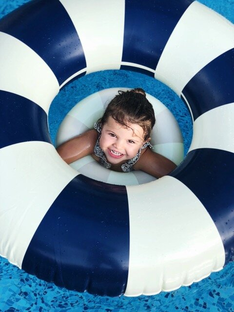 Swim Ring Cannes Blue Medium
