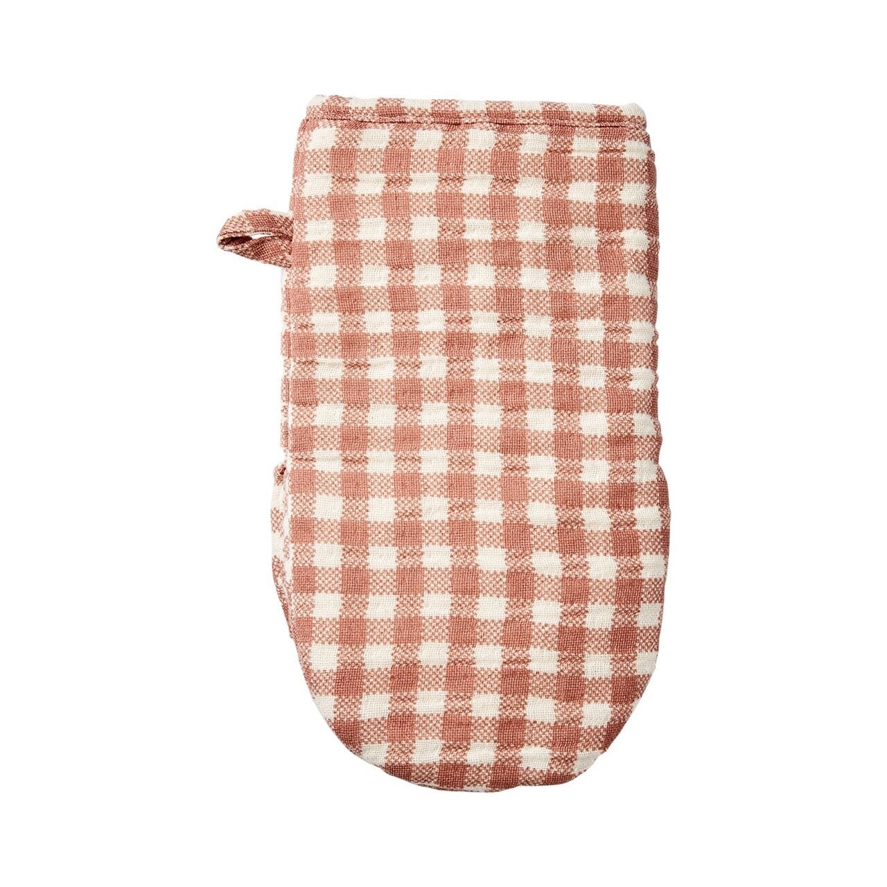 Oven Glove Gulli Rust/White