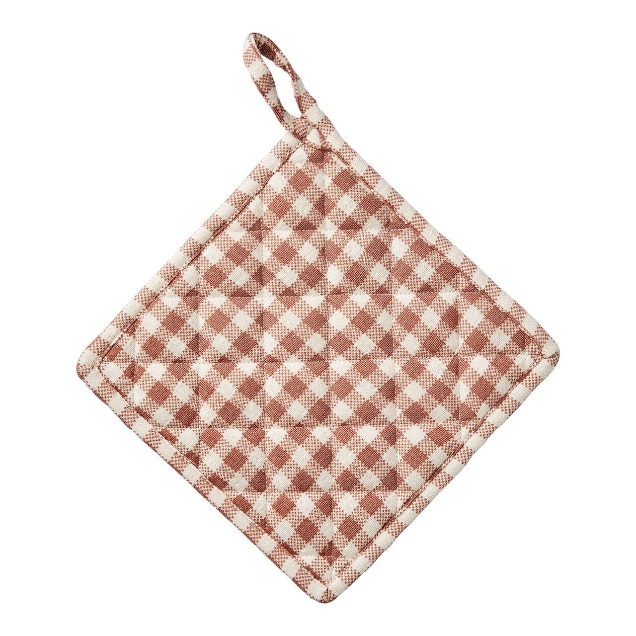 Pot Holder Gulli Rust/White