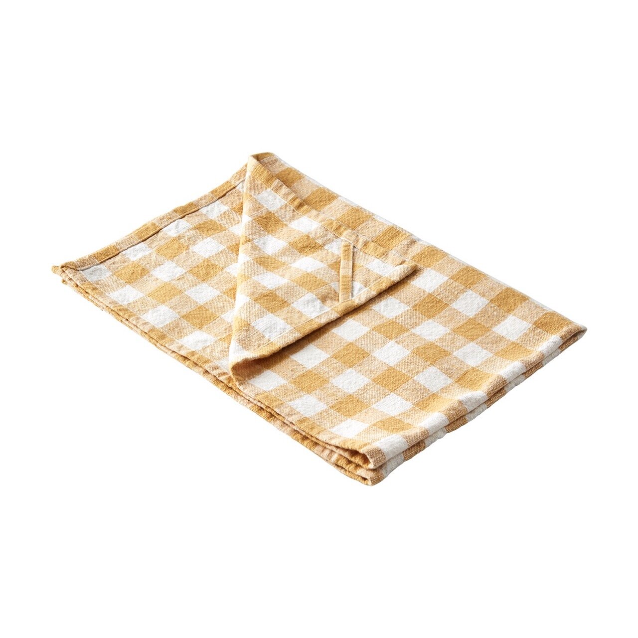 Tea Towel Ingrid Yellow/White