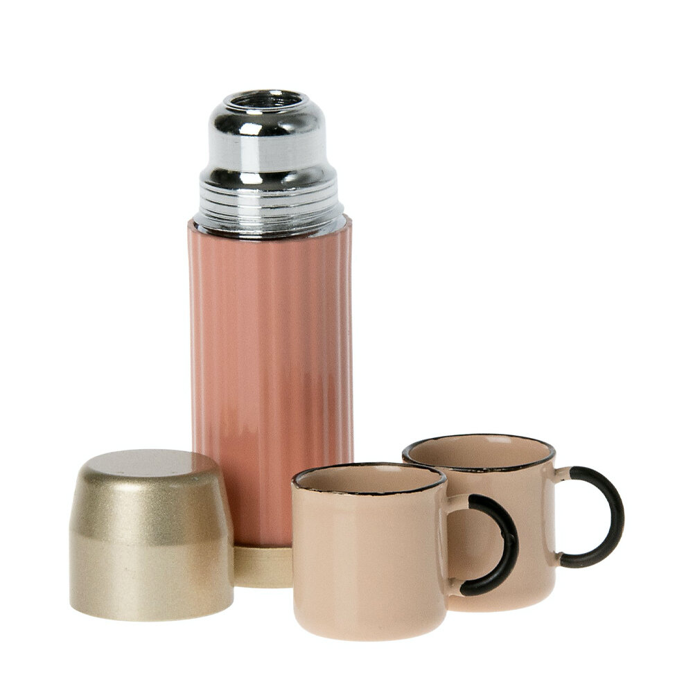 Thermos and Cups Soft Coral