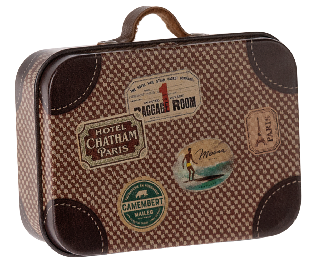 Suitcase Micro Travel Brown