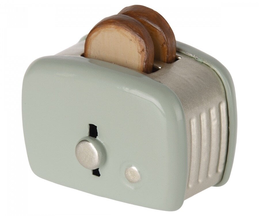 Miniature Toaster & Bread Green