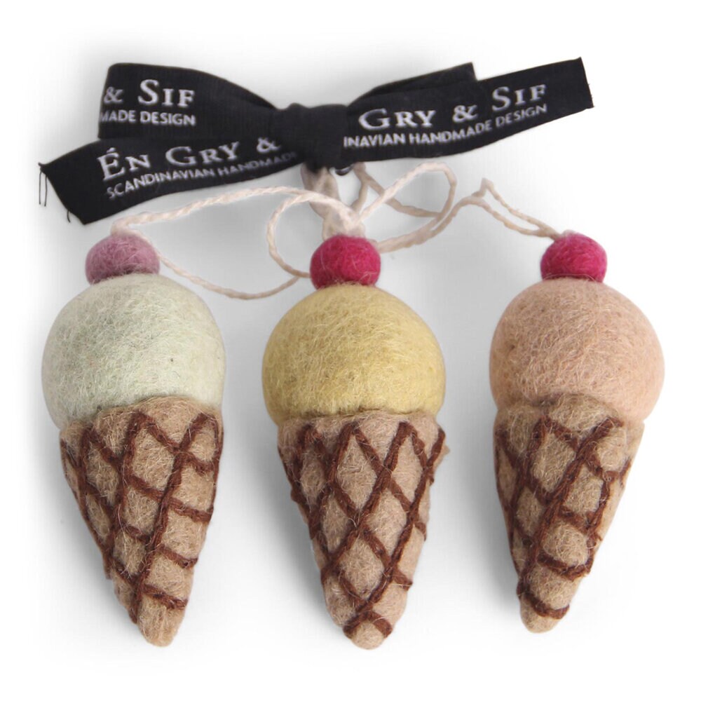 Ice Cream Set of 3