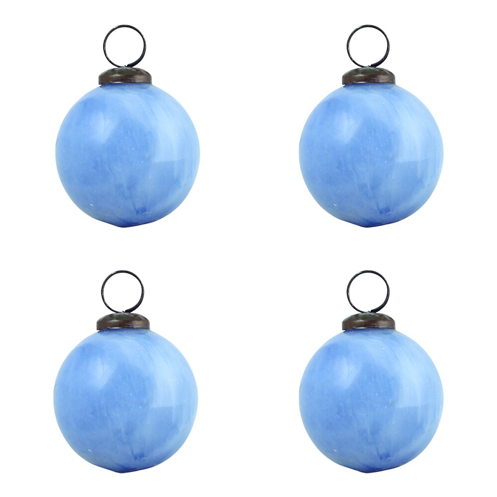 Julkula Melerad Blå Stor 4-pack