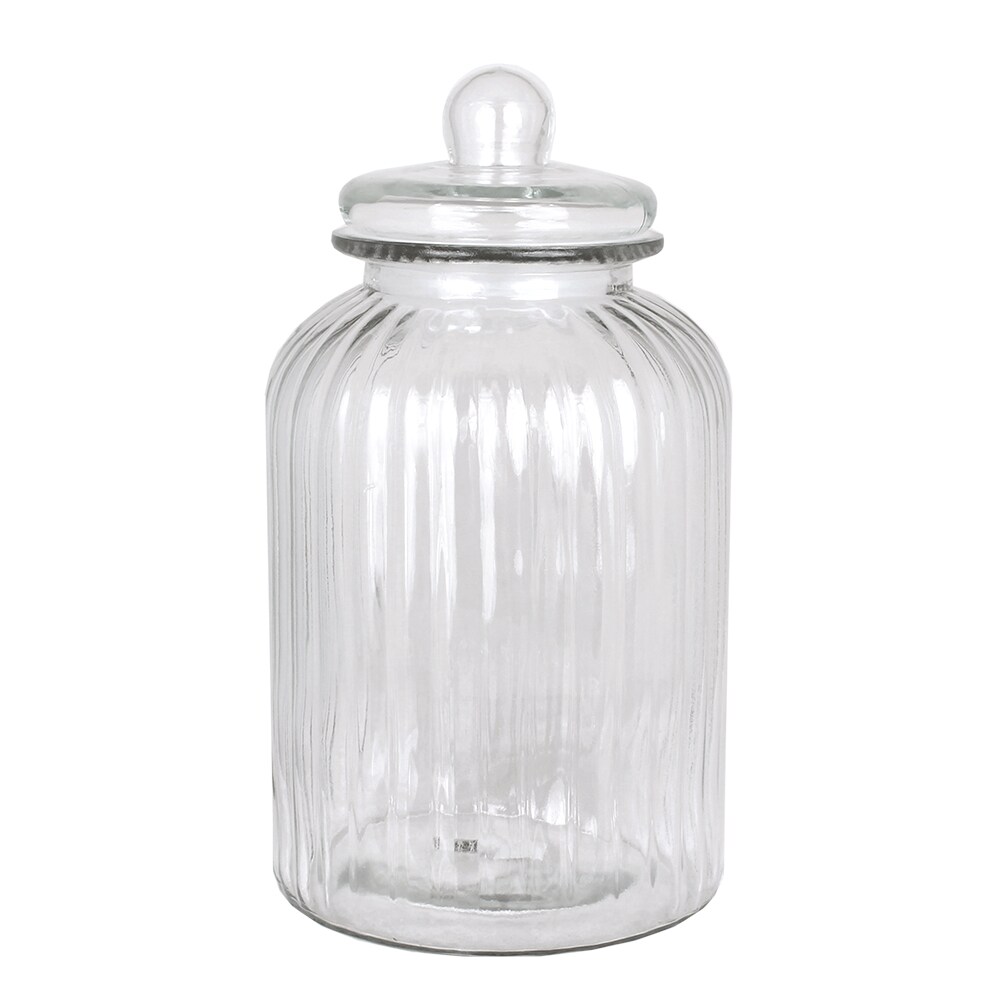 Large Glass Jar w. Lid