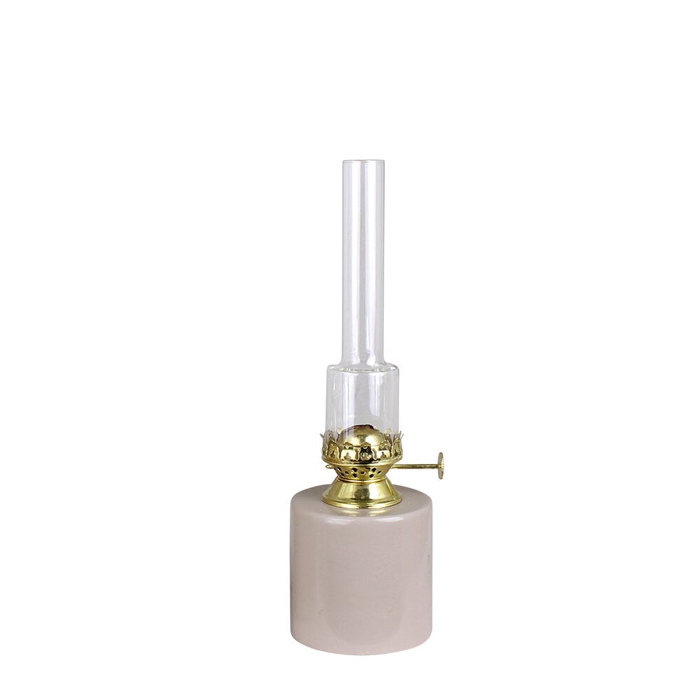 Kerosene Lamp Straight Beige Small