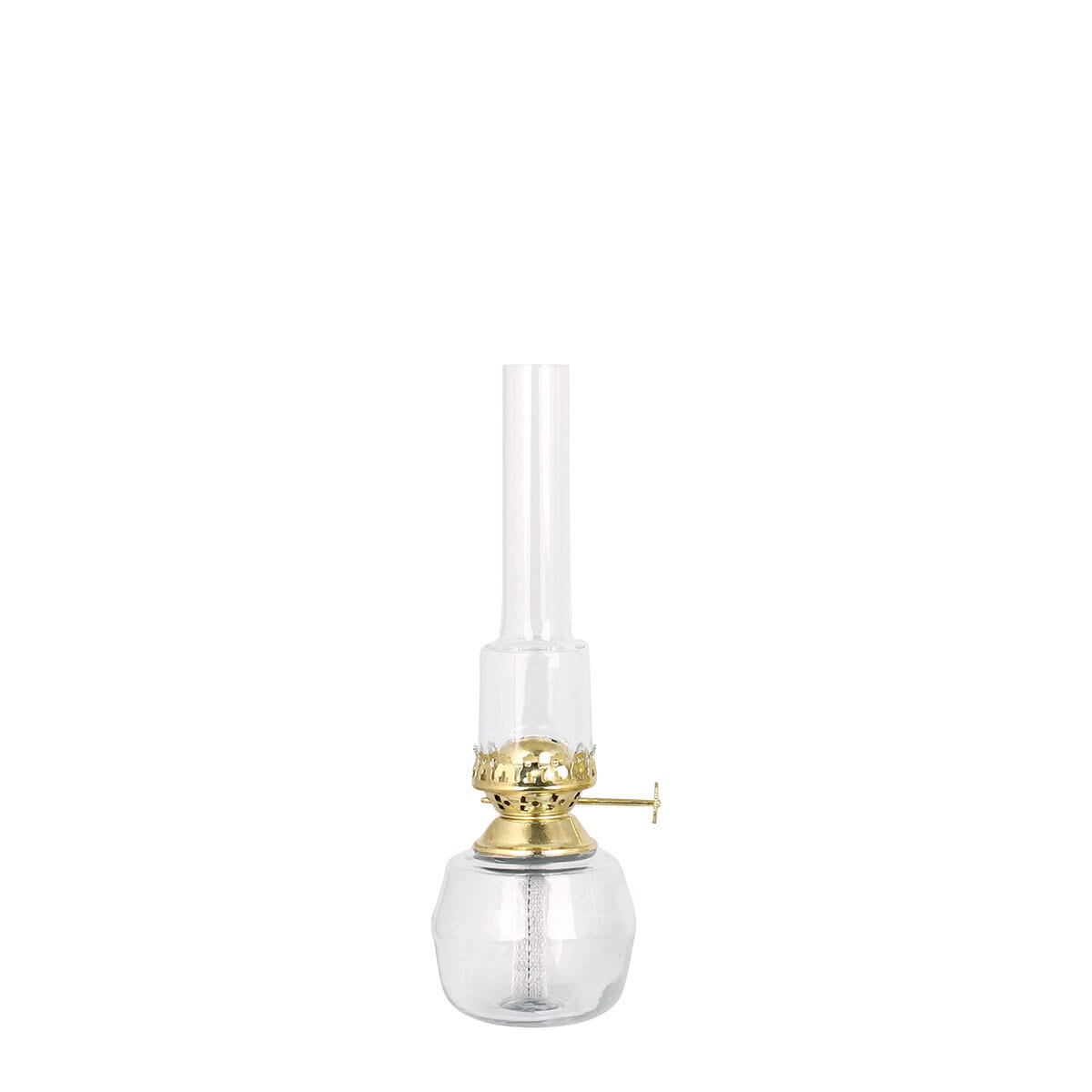 Kerosene Lamp Majken Clear Brass Small