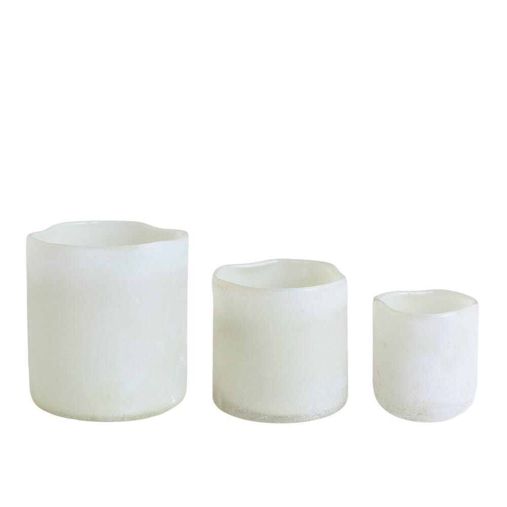 Tea Light Holder Ebba White Small