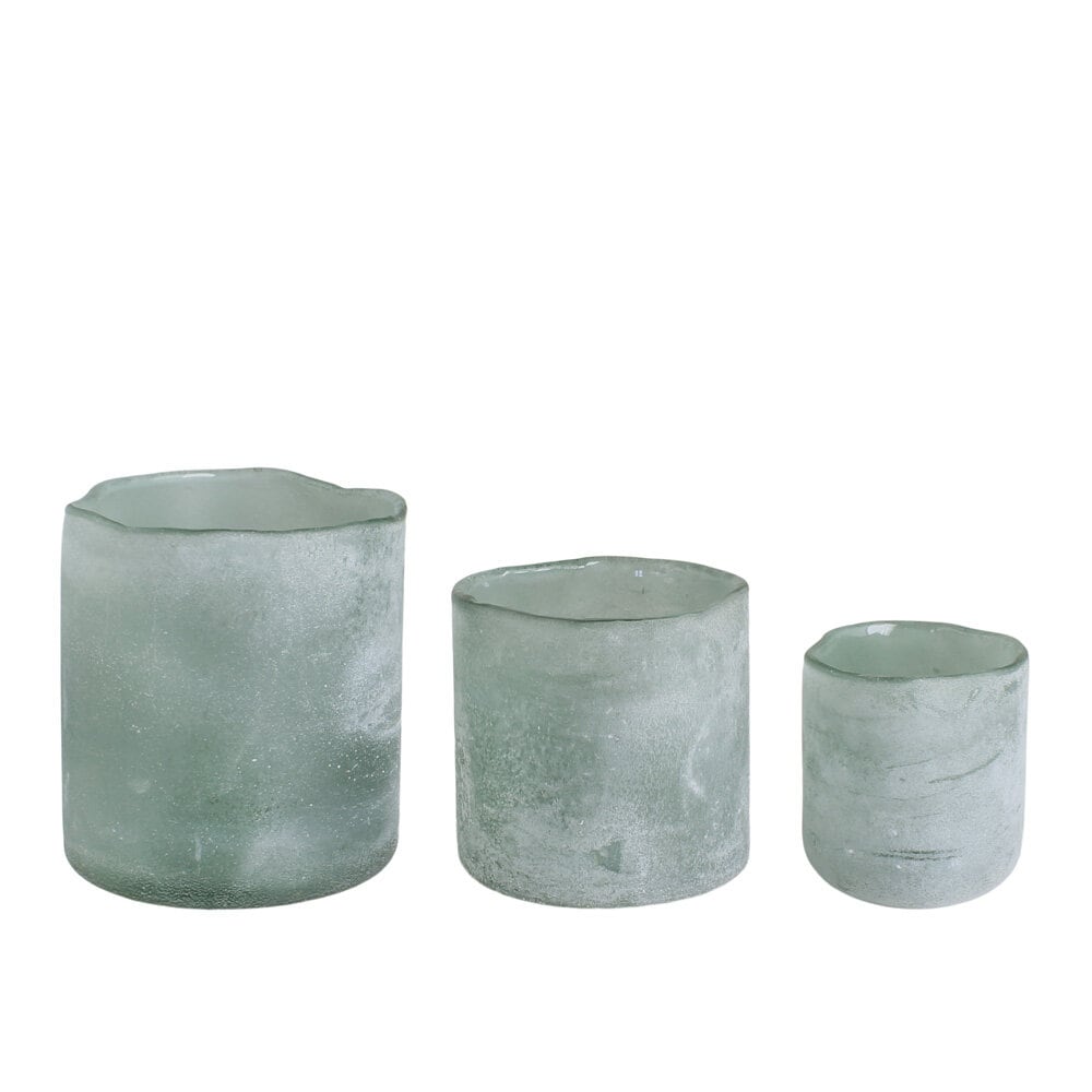 Tea Light Holder Ebba Green Large