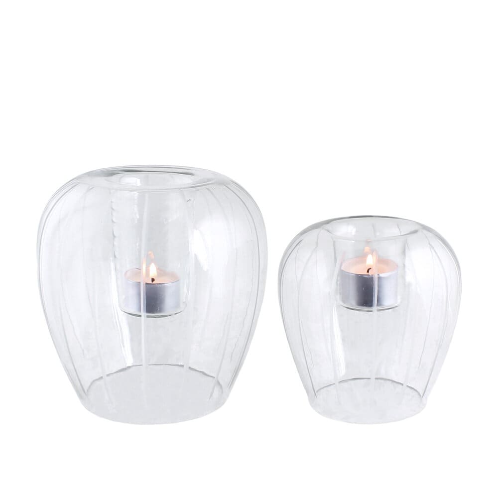 Tea Light Holder Otto Clear Large