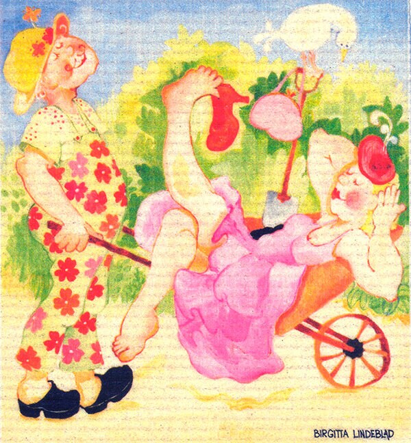 Dishcloth Mackerel Dive Birgitta Lindeblad