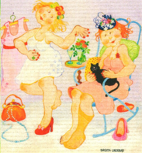 Dishcloth Pre-Party Birgitta Lindeblad
