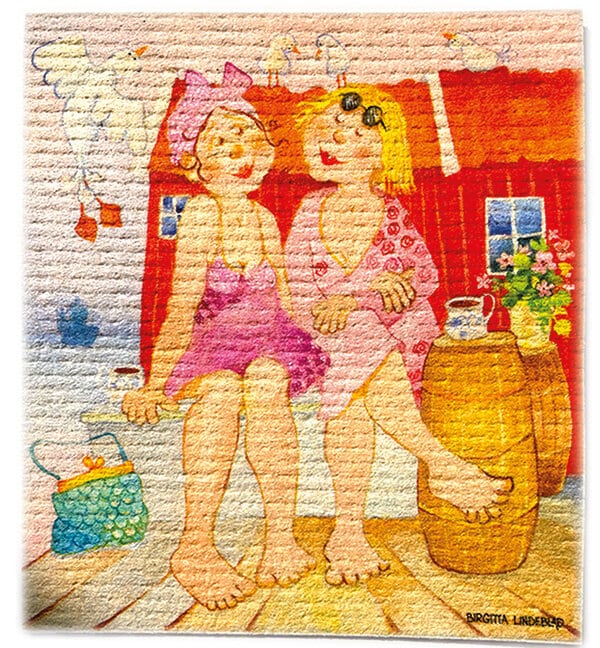 Dishcloth Summer Times Birgitta Lindeblad