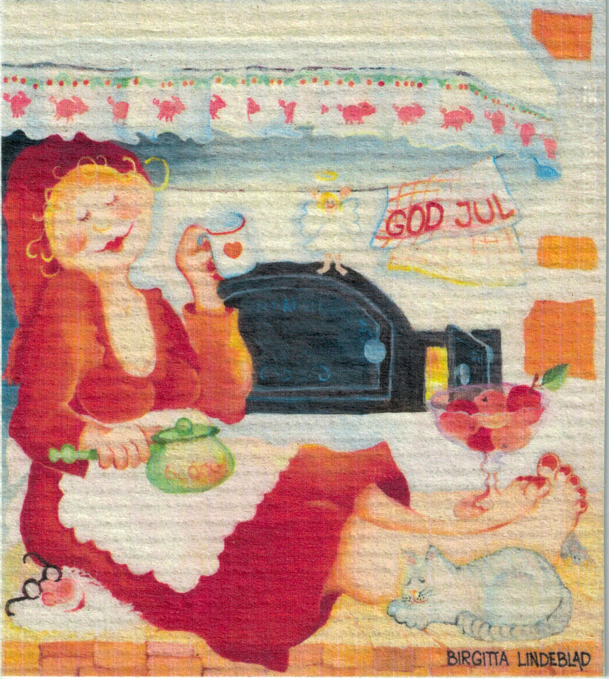 Dishcloth Inglenook Birgitta Lindeblad