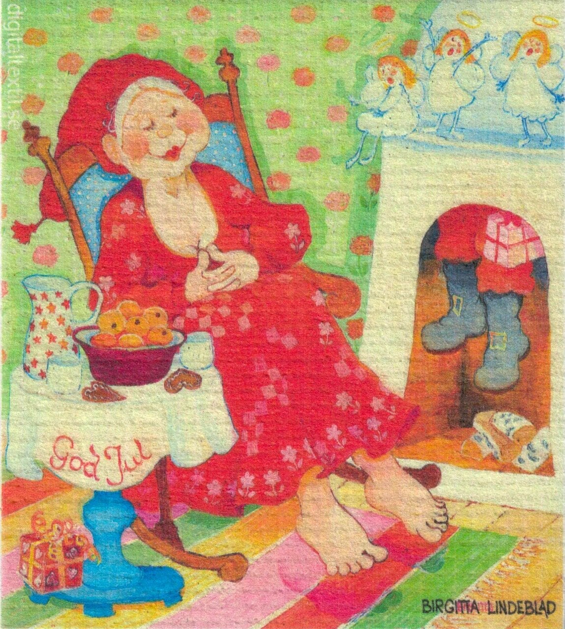 Dishcloth In Our Stove Birgitta Lindeblad