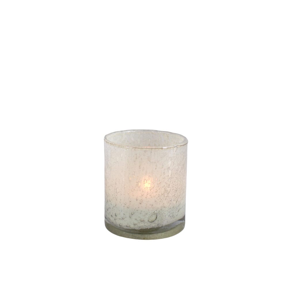 Tea Light Holder Elvira White