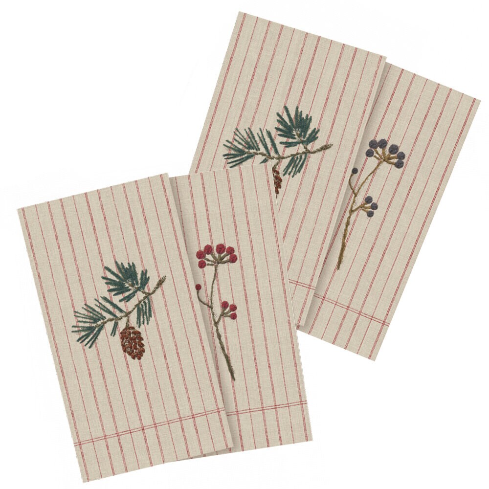 Napkin Brindille de Noël