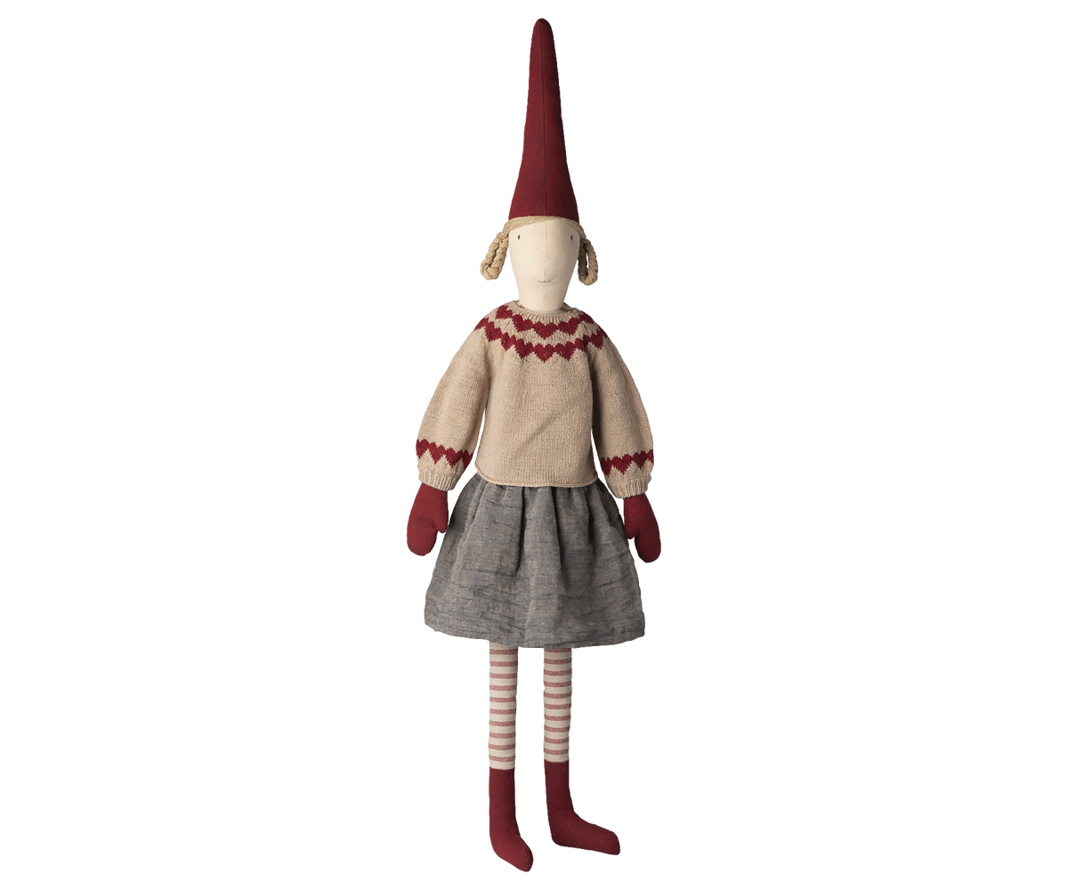 Santa Pixy Size 6 Girl Knitted Sweater