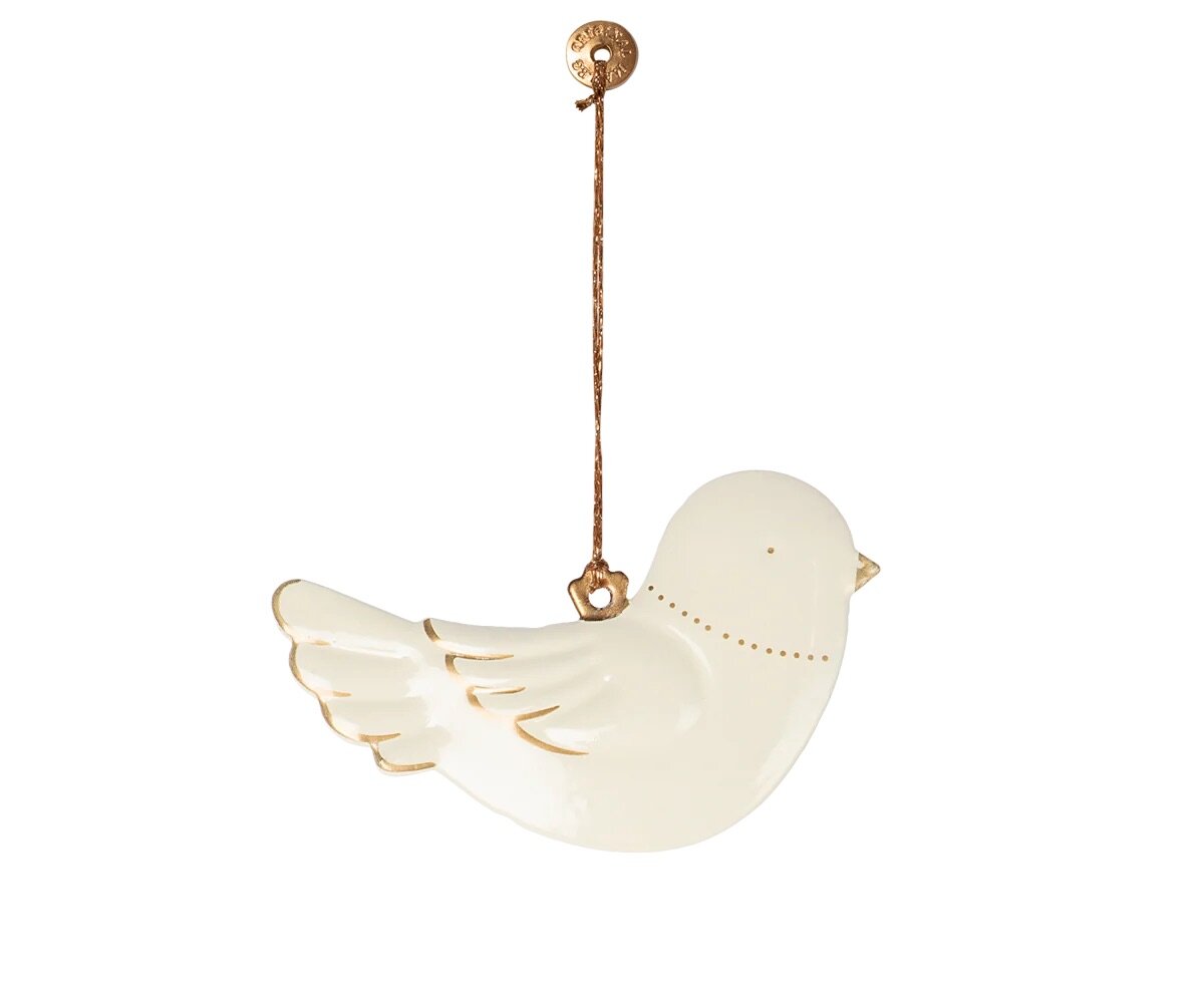 Ornament Bird White