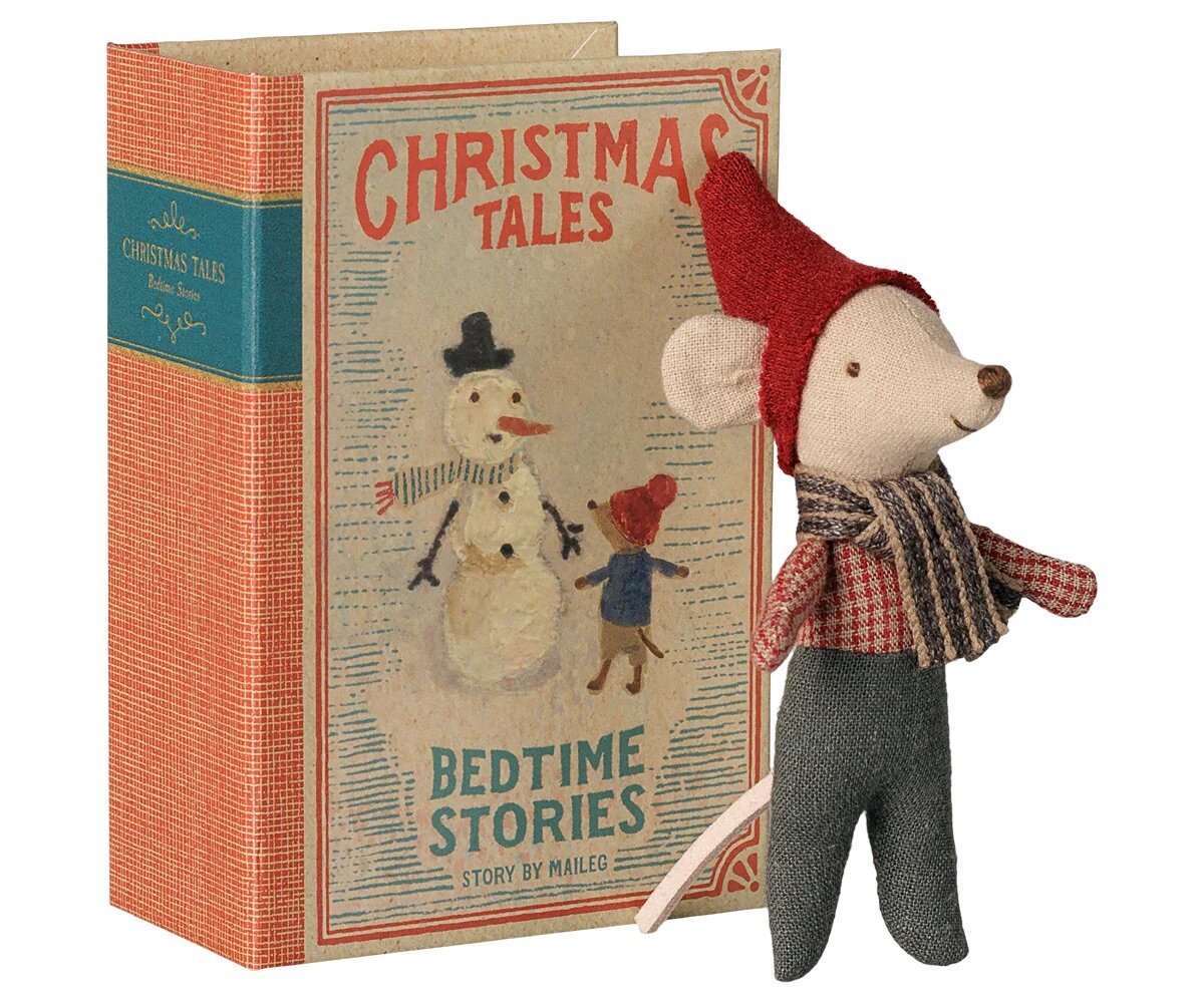 Christmas Mouse Baby in Book