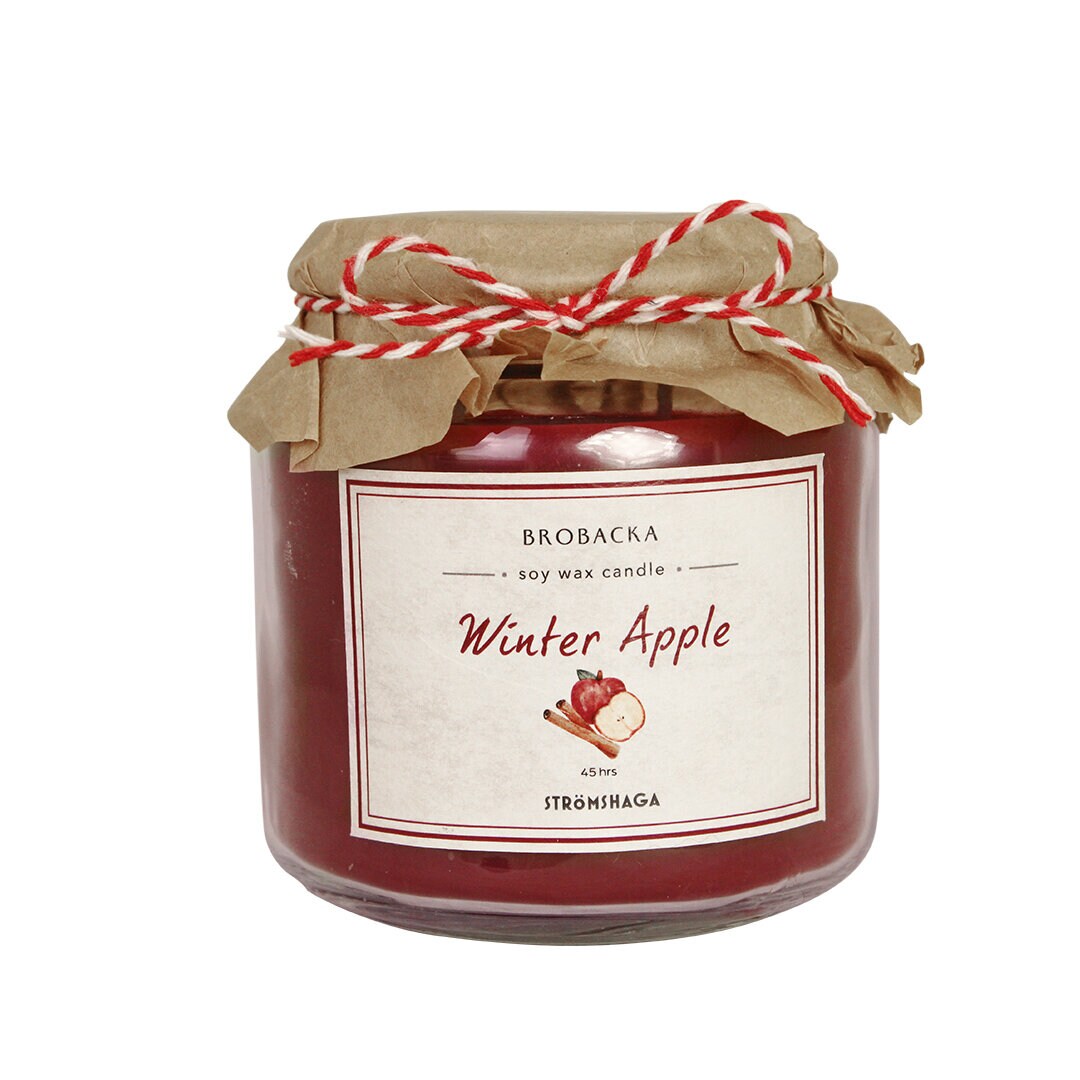 Scented Candle Brobacka Winter Apple Large
