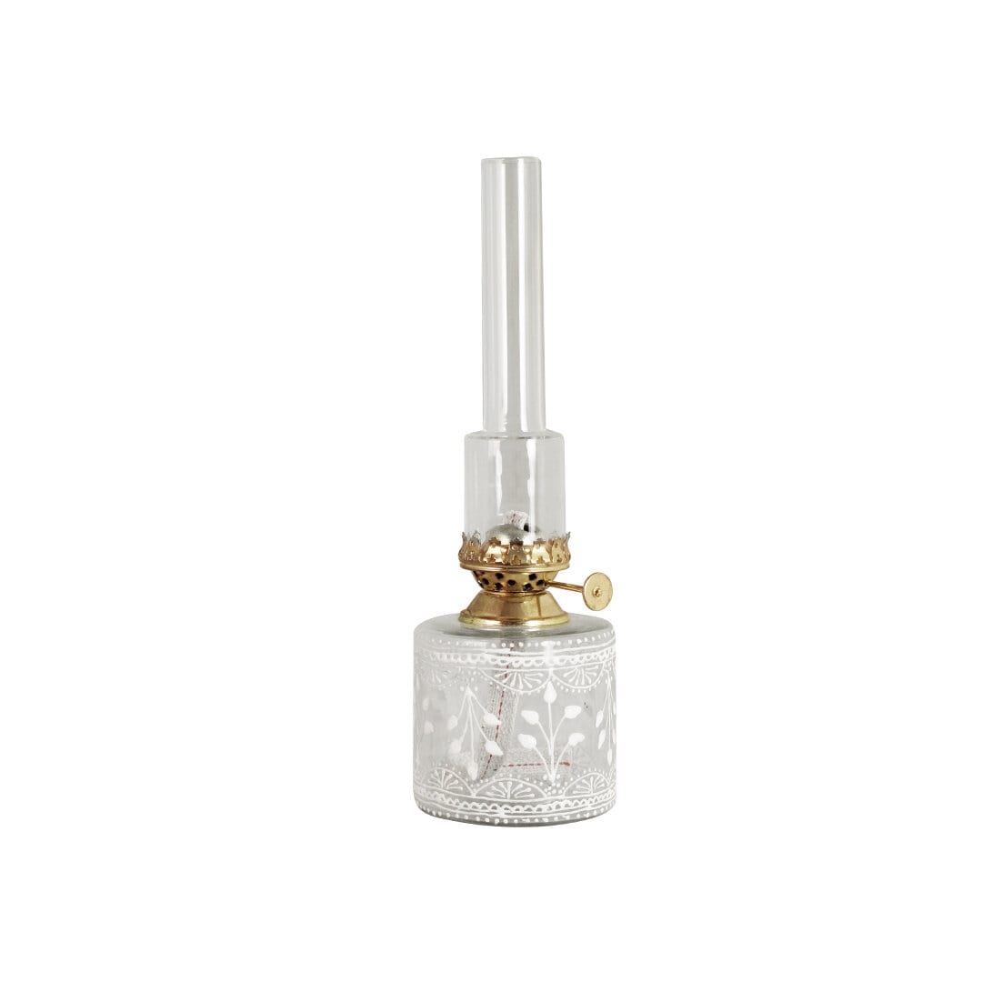 Kerosene Lamp Marja Straight White