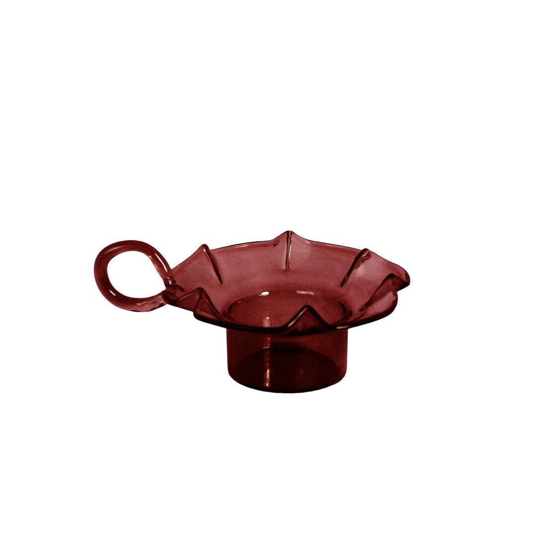 Tea Light Holder Mona Red