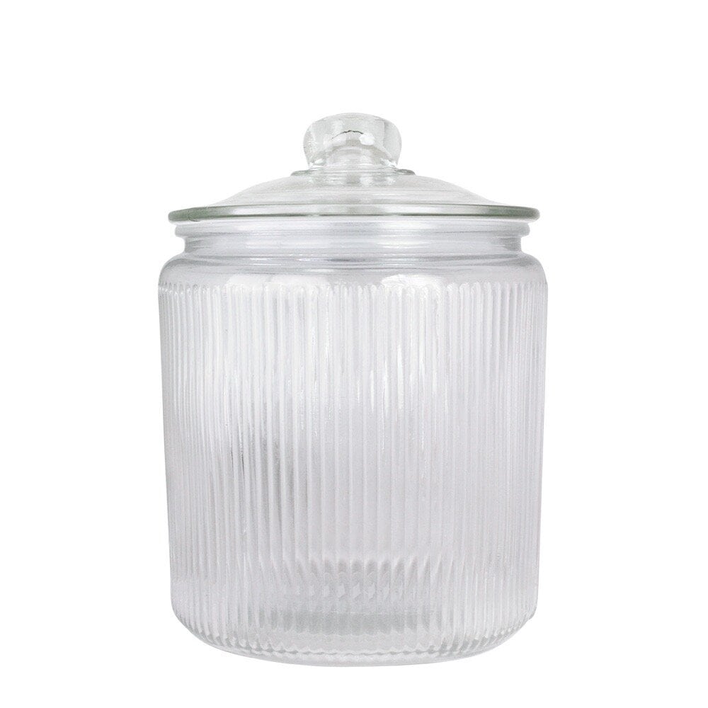 Glass jar Arvid w. lid large