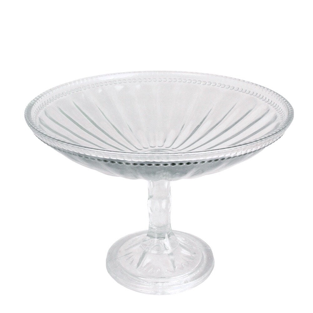 Glass Plate on Foot Ulrika