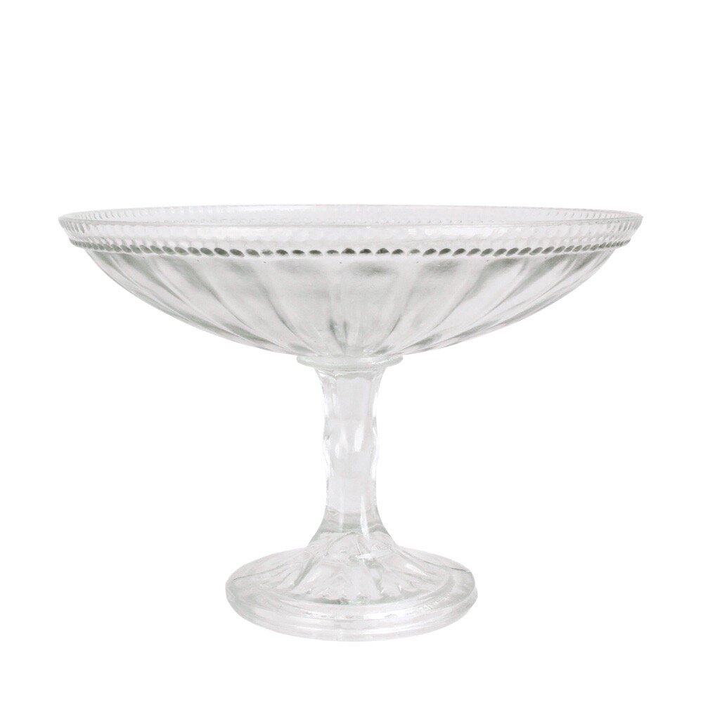 Glass Plate on Foot Ulrika