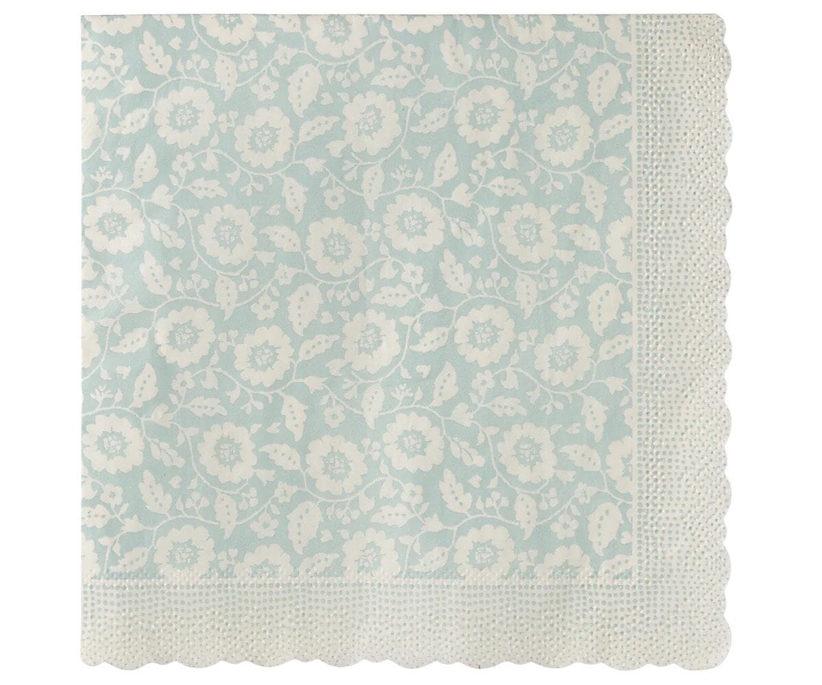 Napkin Flowers Mint