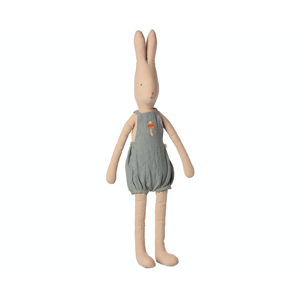 Rabbit Size 5 Overall Dusty Blue