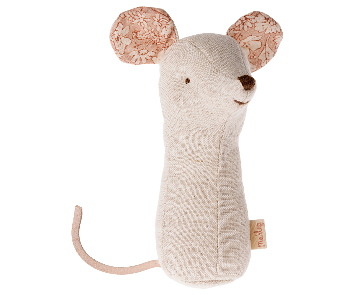 Mouse Rattle Lullaby Friends Pink