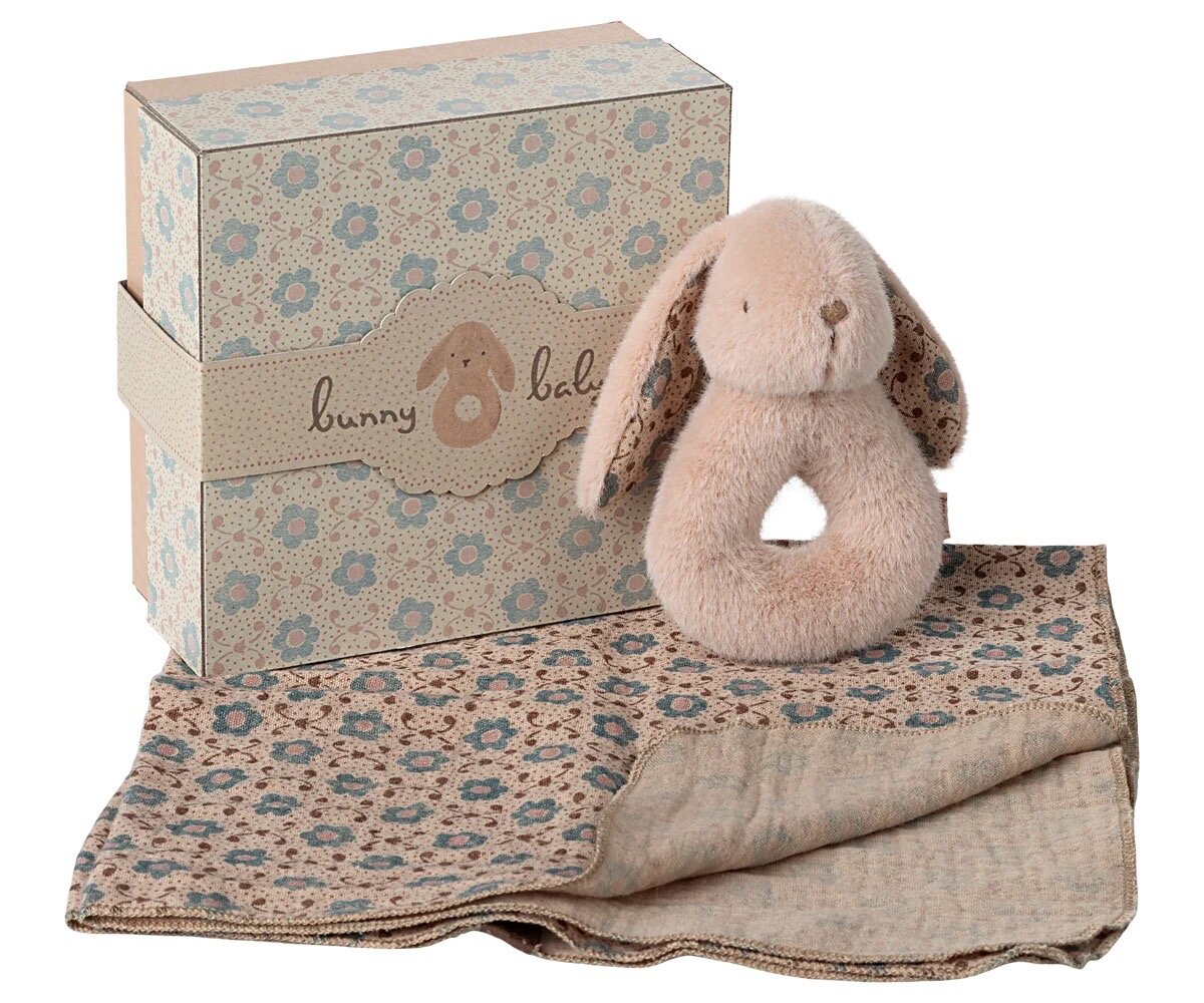 Bunny Rattle Pink