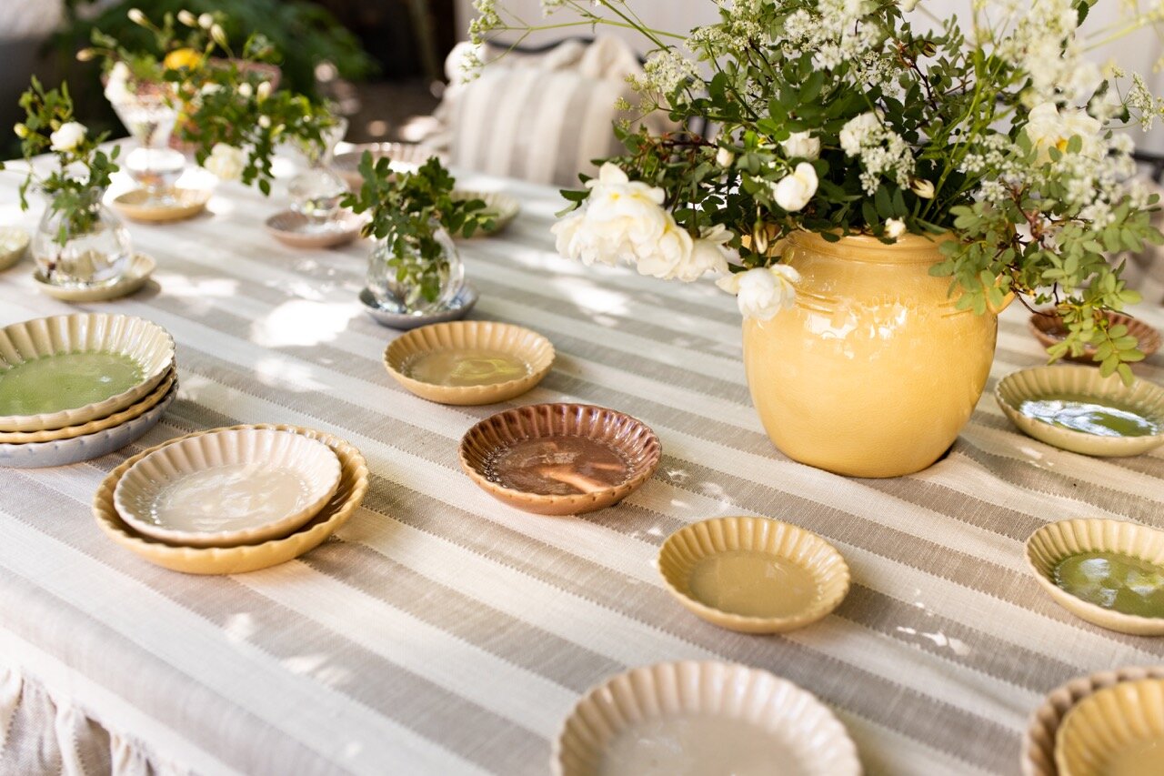 Saucer Anna 19 cm Cream White
