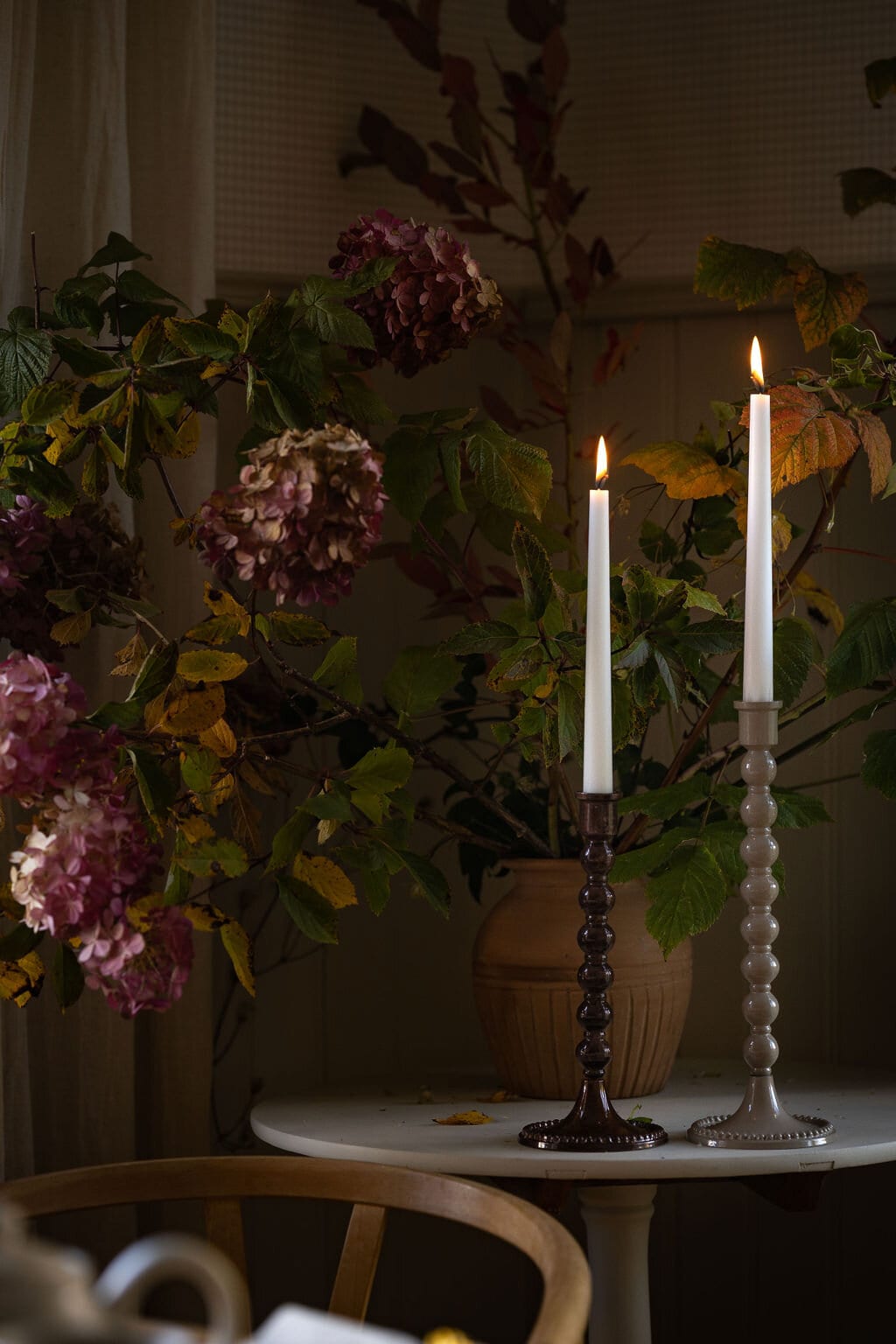 Candle Holder Sigrid Beige Large