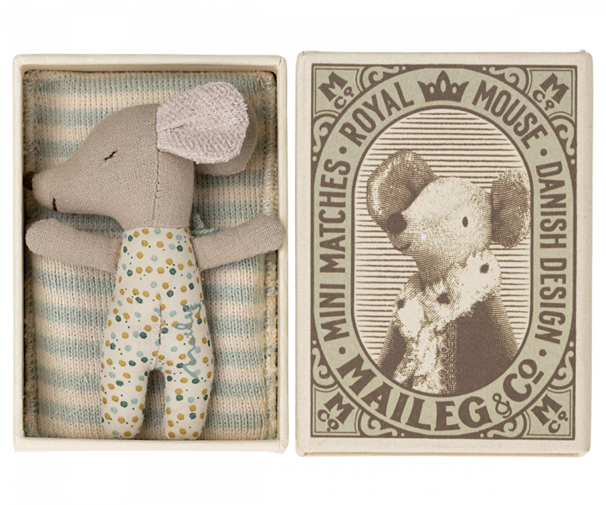 Baby Mouse, Sleepy/Wakey in Matchbox Blue