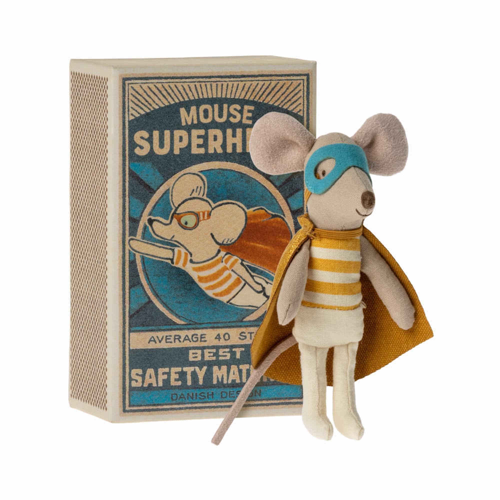 Super Hero Mouse Little Brother In Box