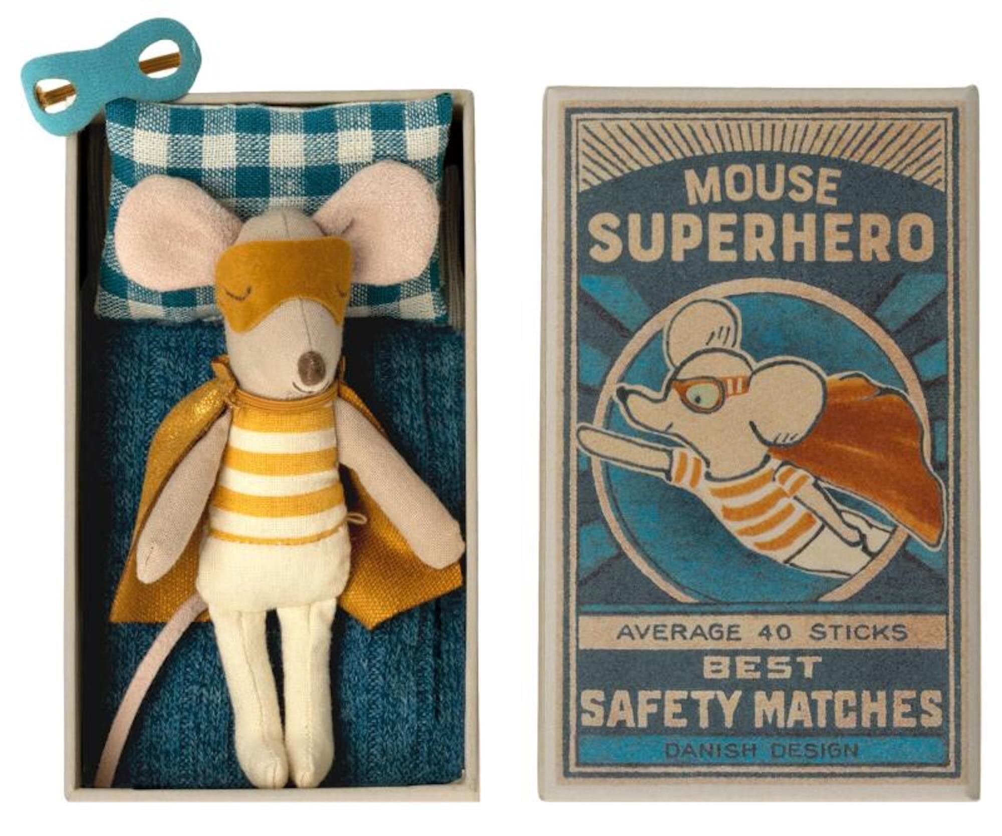 Super Hero Mouse Little Brother In Box