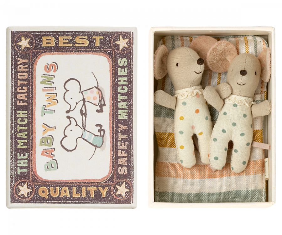 Twins Baby Mice in Box