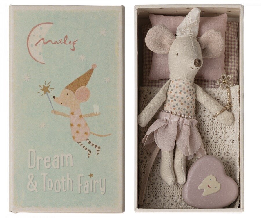 Tooth Fairy Mouse in Small Box