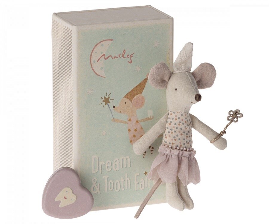 Tooth Fairy Mouse in Small Box