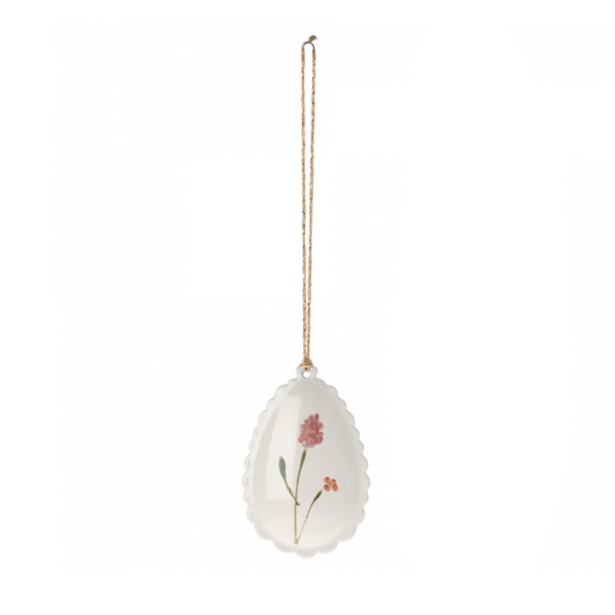 Ornament Easter Egg Pink Wavy