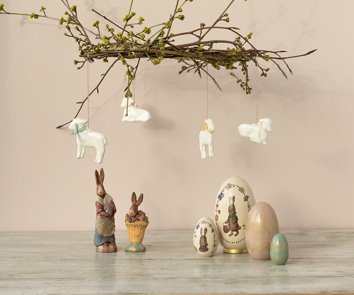 Easter Egg Babushka Set of 5