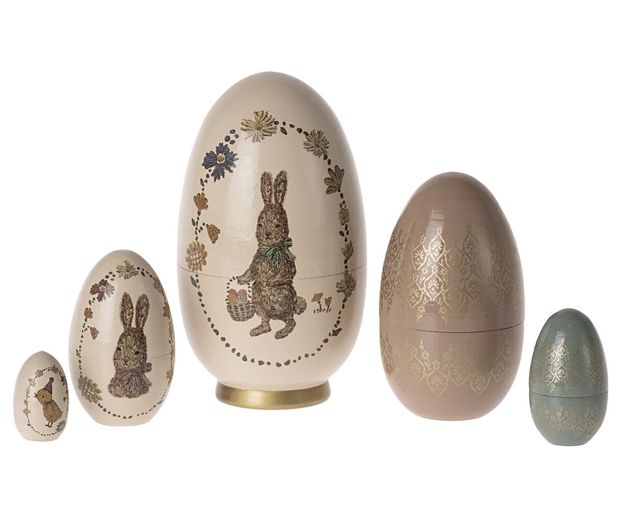Easter Egg Babushka Set of 5