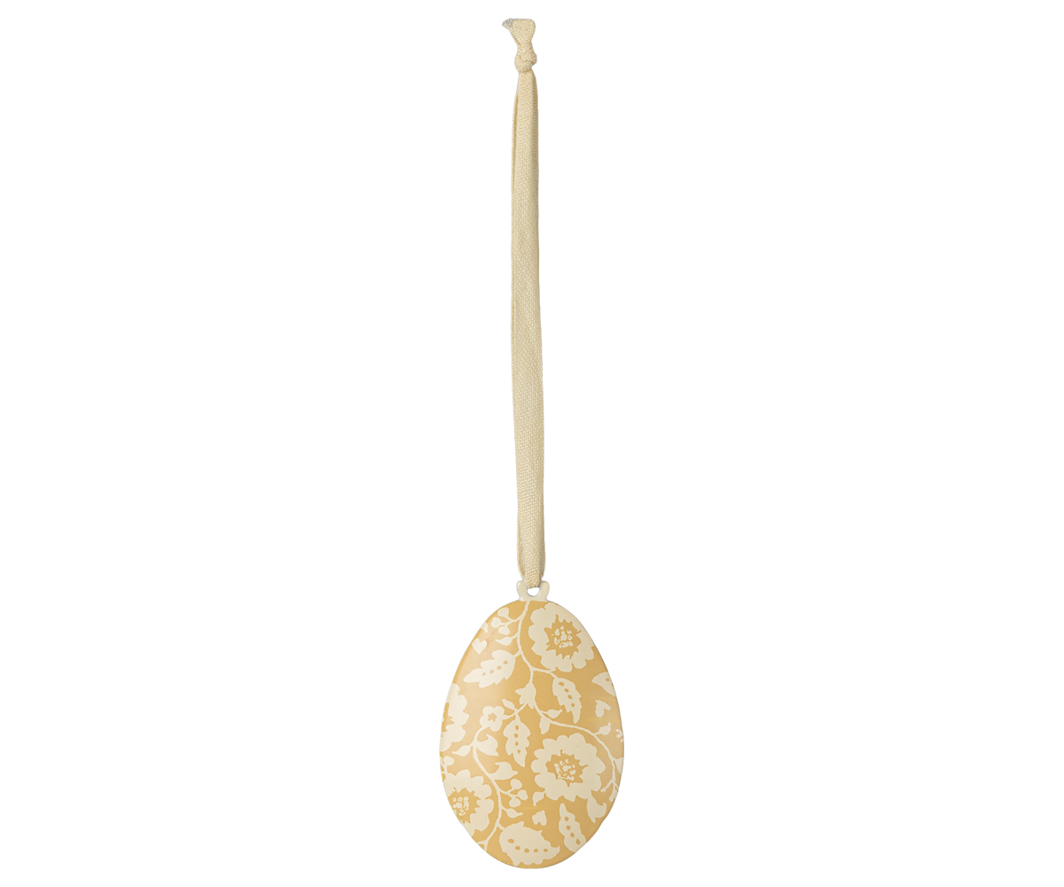Ornament Easter Egg Flowers Yellow