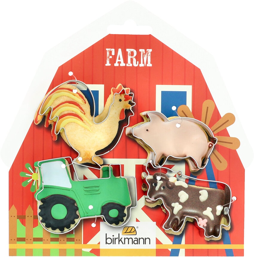 Cookie Cutter Farm Set of 4
