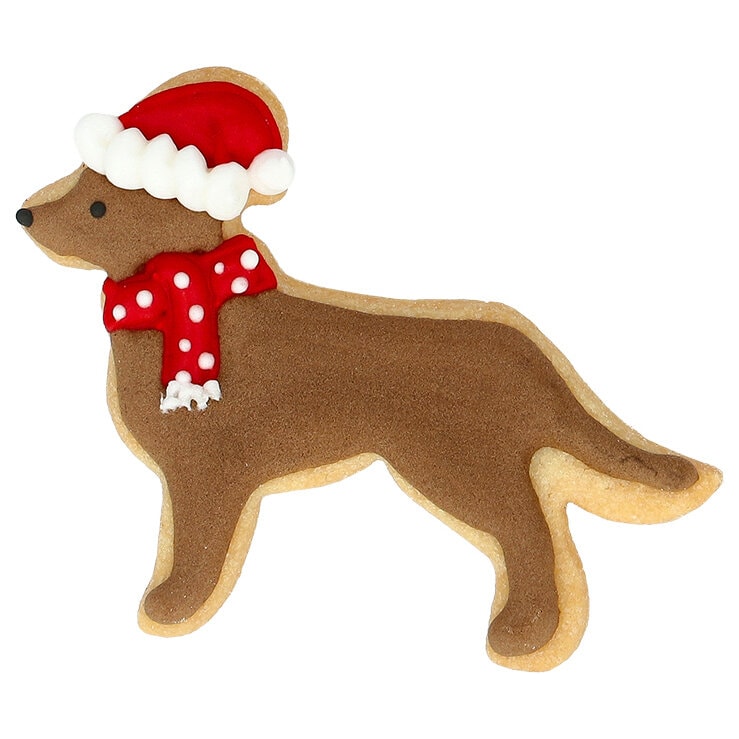 Cookie Cutter Christmas Retriever